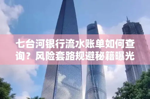 七台河银行流水账单如何查询?风险套路规避秘籍曝光?