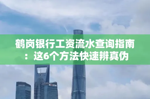 鹤岗银行工资流水查询指南:这6个方法快速辨真伪
