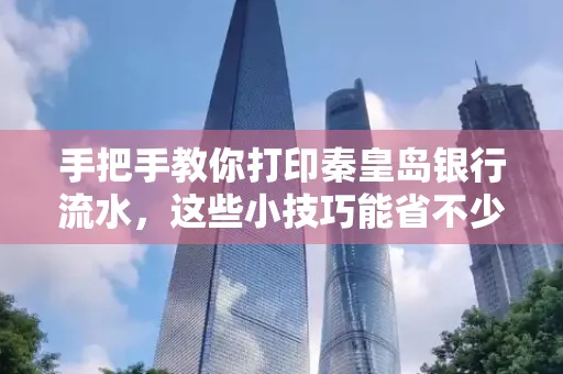 手把手教你打印秦皇岛银行流水,这些小技巧能省不少事