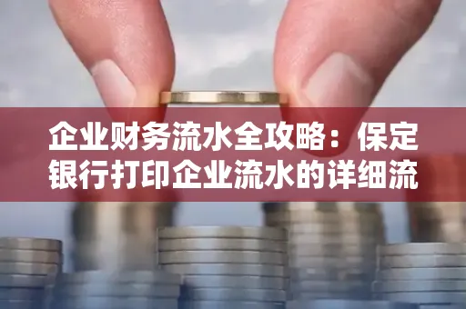 企业财务流水全攻略:保定银行打印企业流水的详细流程与材料清单