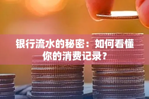 银行流水的秘密:如何看懂你的消费记录?