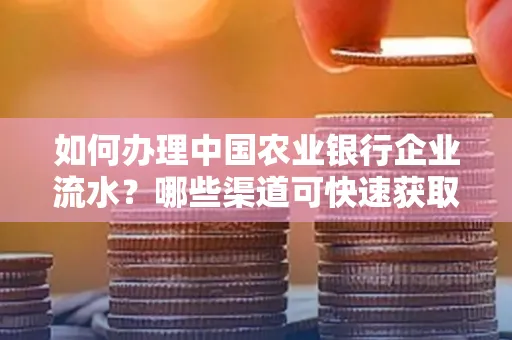 如何办理中国农业银行企业流水?哪些渠道可快速获取?