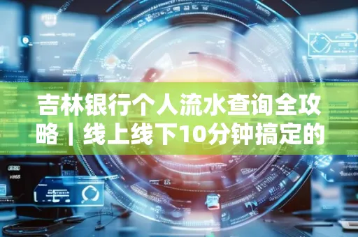 吉林银行个人流水查询全攻略|线上线下10分钟搞定的省时秘诀