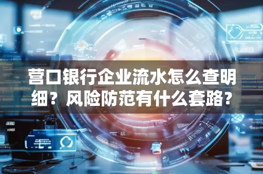 营口银行企业流水怎么查明细?风险防范有什么套路?