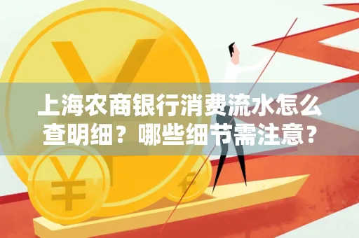 上海农商银行消费流水怎么查明细?哪些细节需注意?