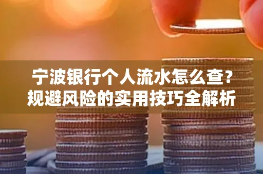 宁波银行个人流水怎么查?规避风险的实用技巧全解析
