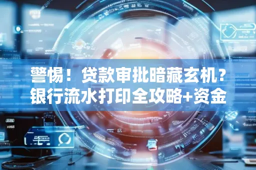警惕!贷款审批暗藏玄机?银行流水打印全攻略+资金用途审查真相大揭秘