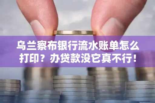 乌兰察布银行流水账单怎么打印?办贷款没它真不行!