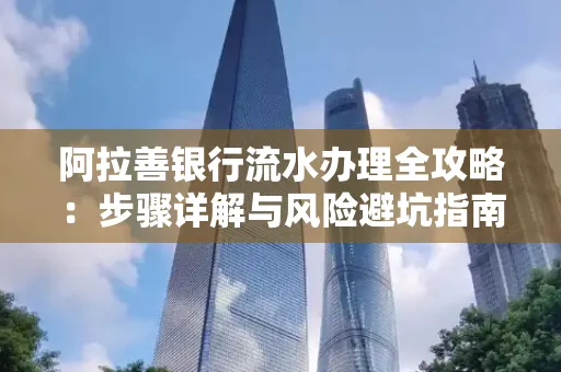 阿拉善银行流水办理全攻略:步骤详解与风险避坑指南