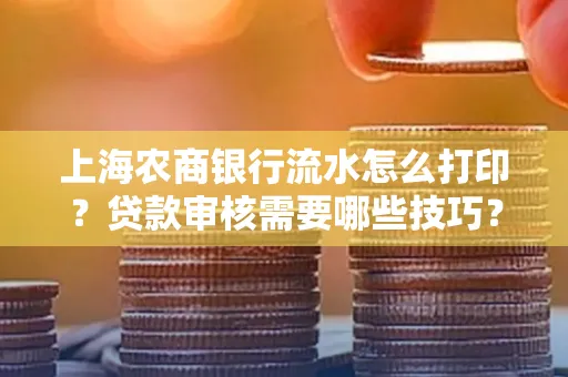 上海农商银行流水怎么打印?贷款审核需要哪些技巧?