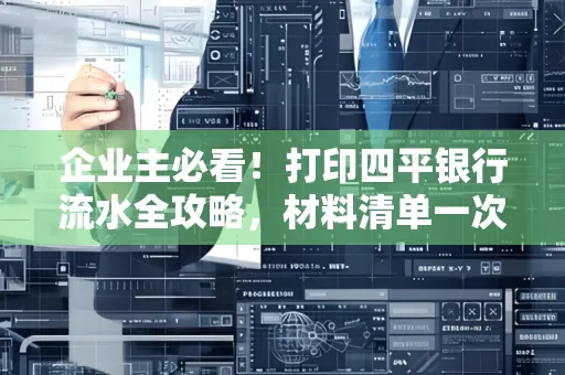 企业主必看!打印四平银行流水全攻略,材料清单一次说清