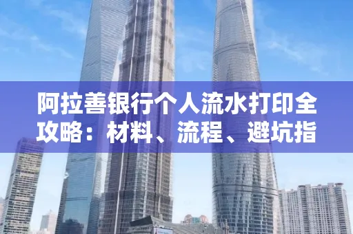 阿拉善银行个人流水打印全攻略:材料、流程、避坑指南一网打尽