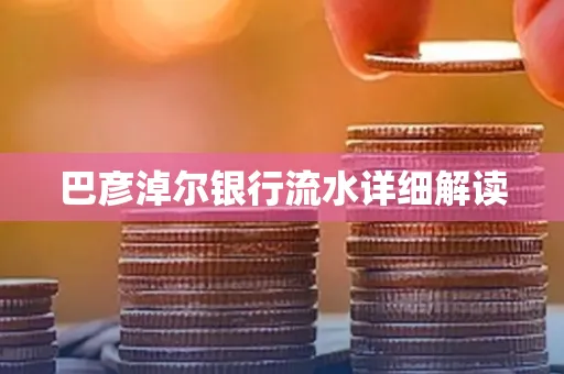 巴彦淖尔银行流水详细解读