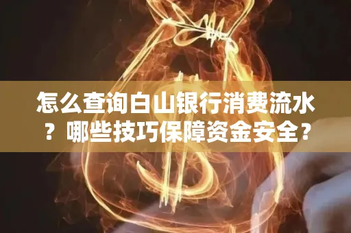 怎么查询白山银行消费流水?哪些技巧保障资金安全?